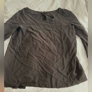 Club Monaco silk top with open back